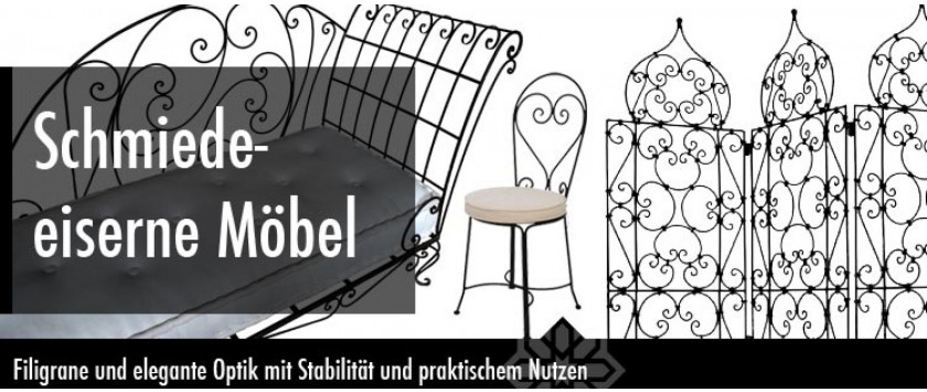 Schmiedeeiserne Möbel