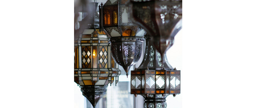 Orientalische Glas-Hängeleuchten