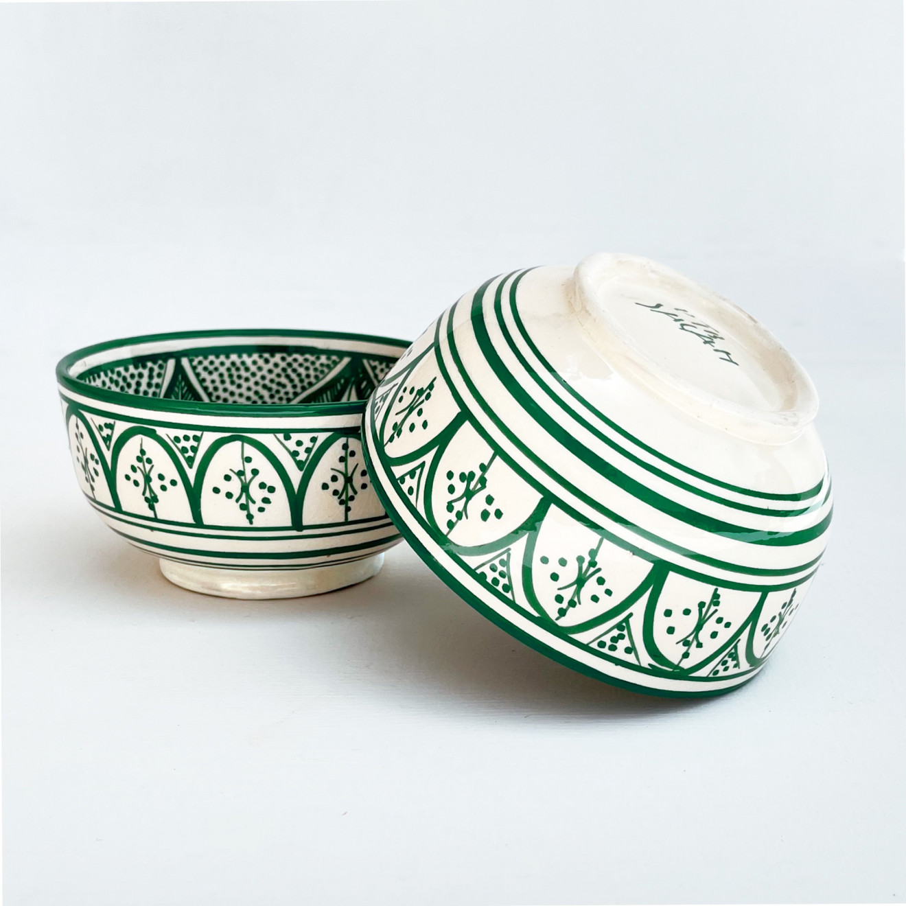 Handbemalte Keramikschale SAFI-17 Ø13cm