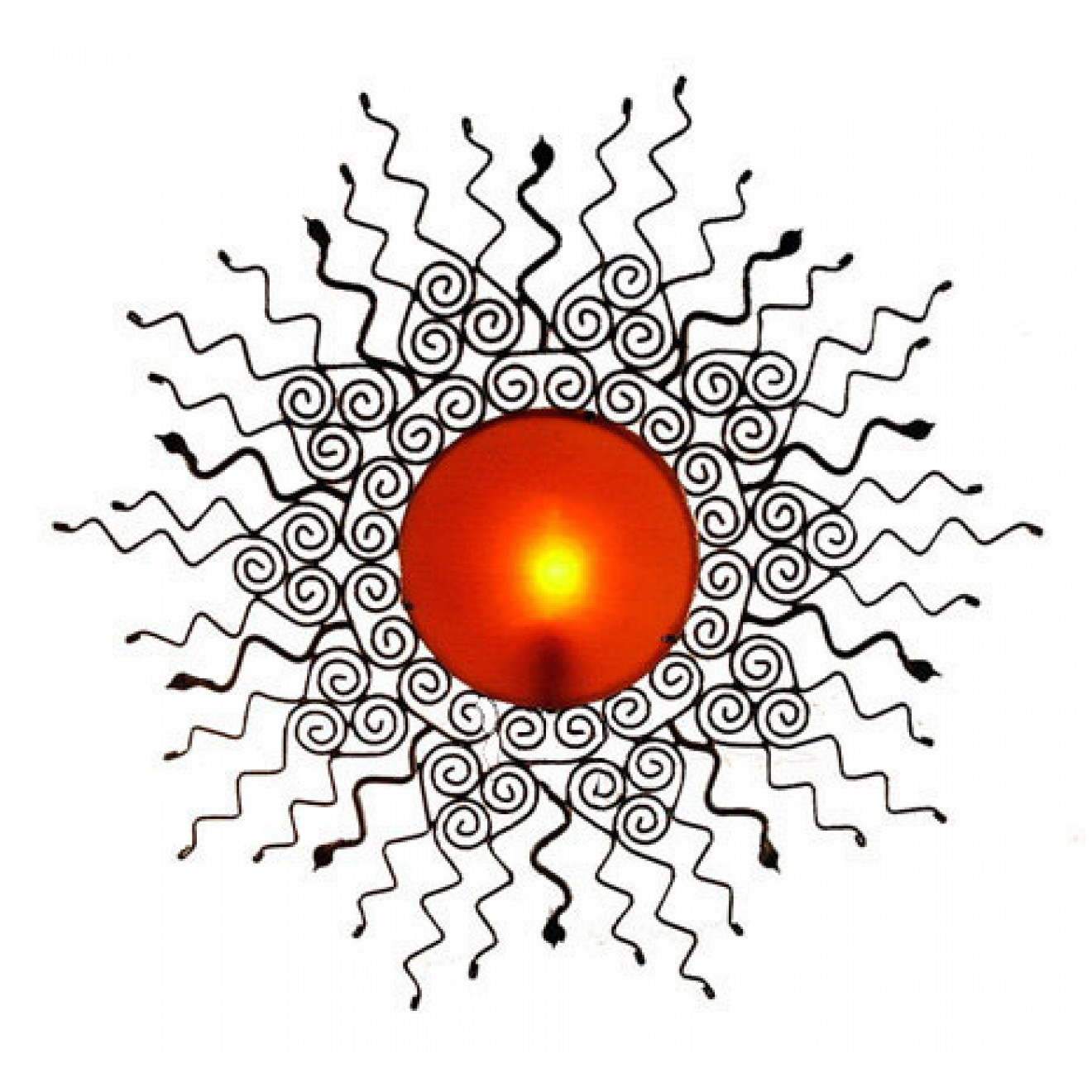 Metall-Wandleuchte aus Marokko "Aarq-65"