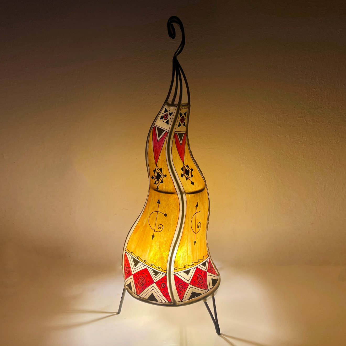 Henna-Stehlampe CHEVAL H60cm Multi