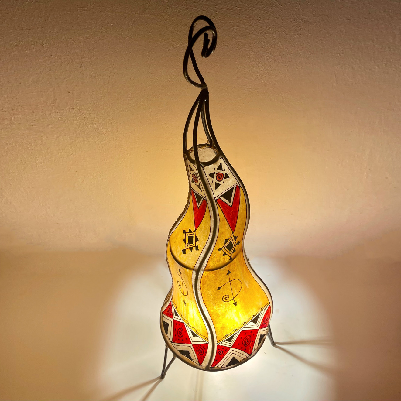 Henna-Stehlampe CHEVAL H60cm Multi