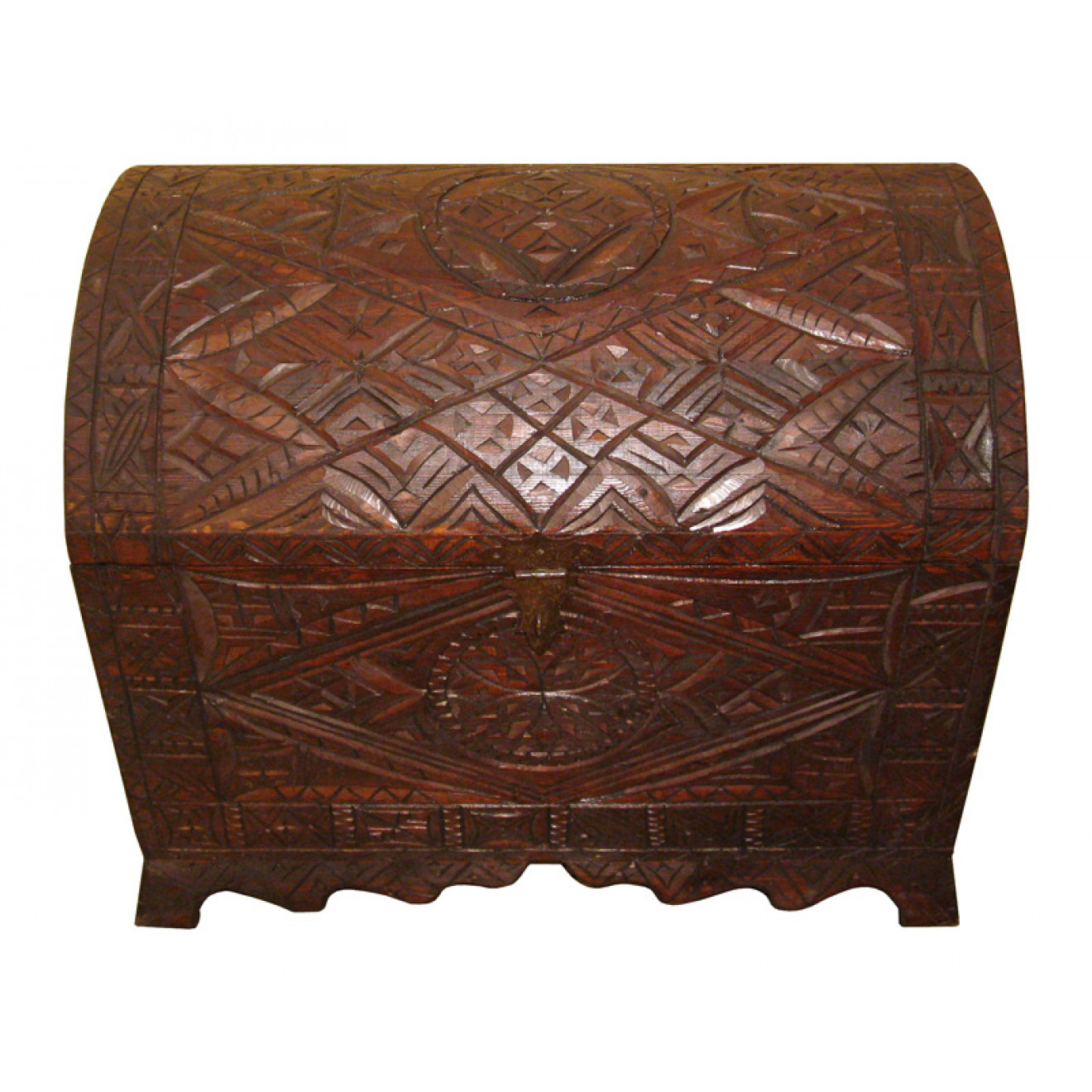 Holztruhe aus Marokko "Berber" B85xT52xH67cm