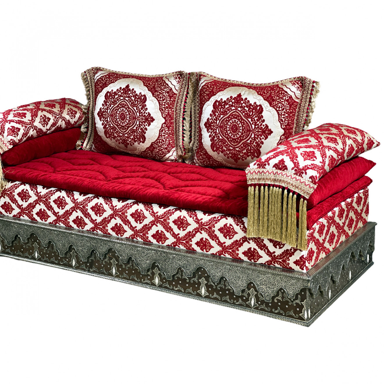 Orientalische Couch MANAL B200xT83cm