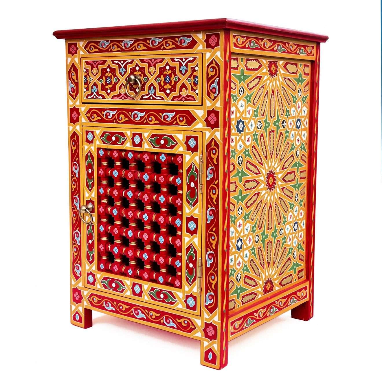 Marokkanische kleine Kommode SOFIA bunt