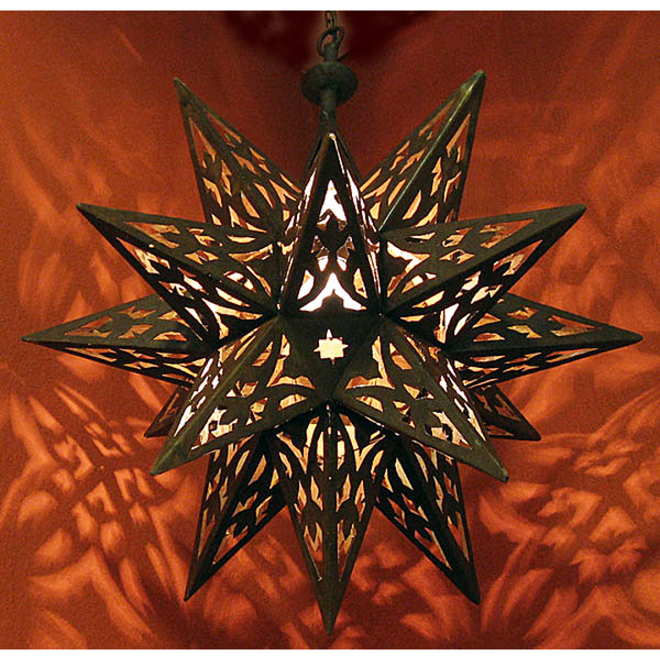 Hängeleuchte "Etoile_L" aus massivem Eisen D55cm