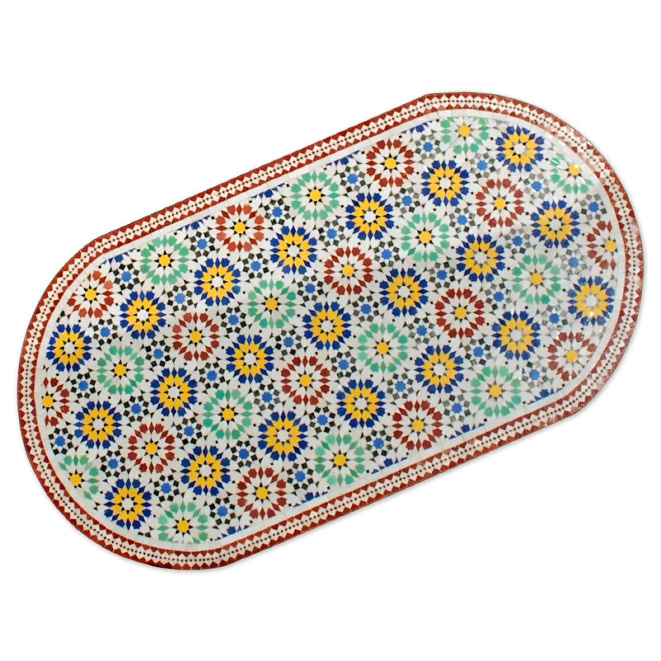 Gartentisch aus Marokko "Ankabut" Oval (L150cmxB80cm)