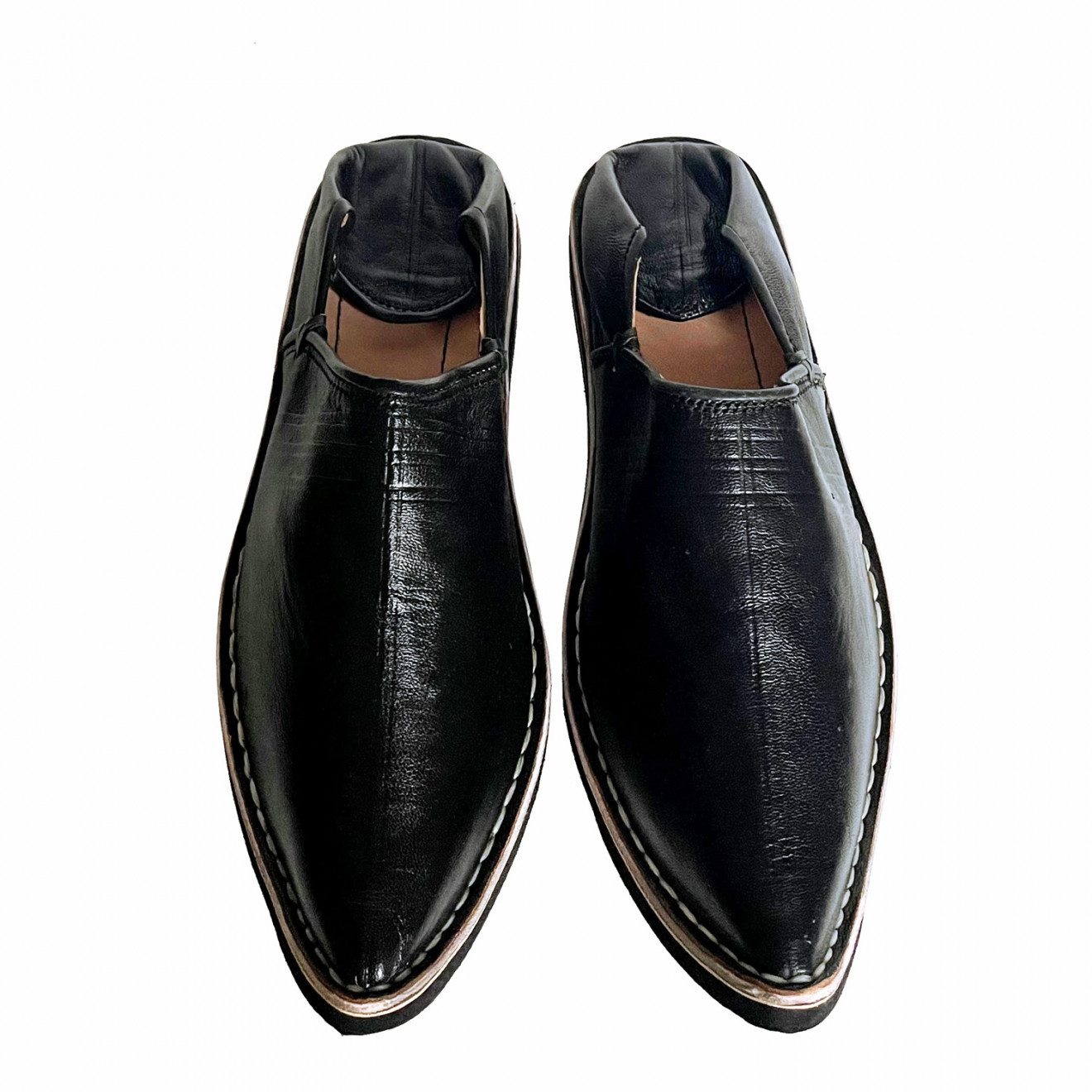 Marokkanische Spitzschuhe ALADIN Schwarz_3