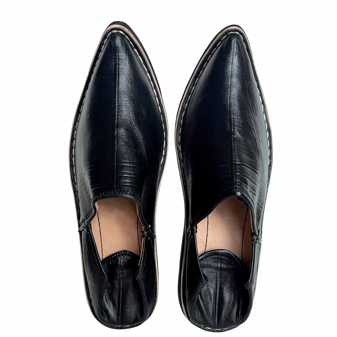 Marokkanische Spitzschuhe ALADIN Schwarz_4