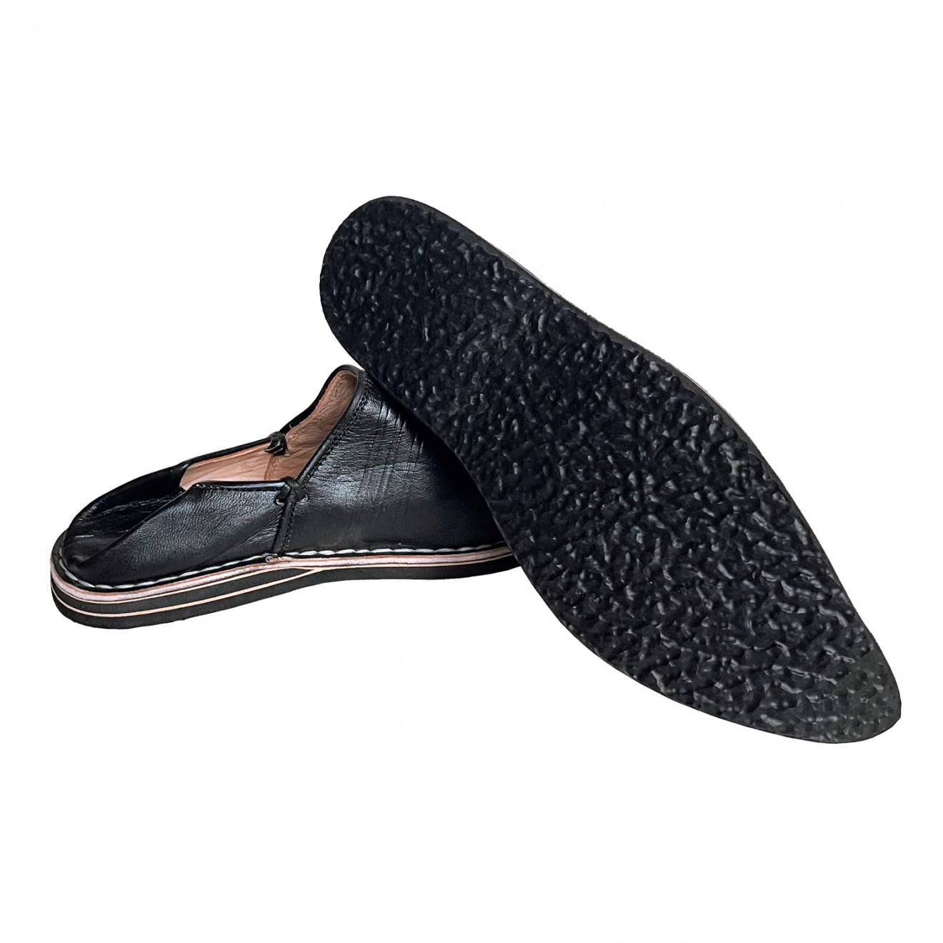 Marokkanische Spitzschuhe ALADIN Schwarz_5