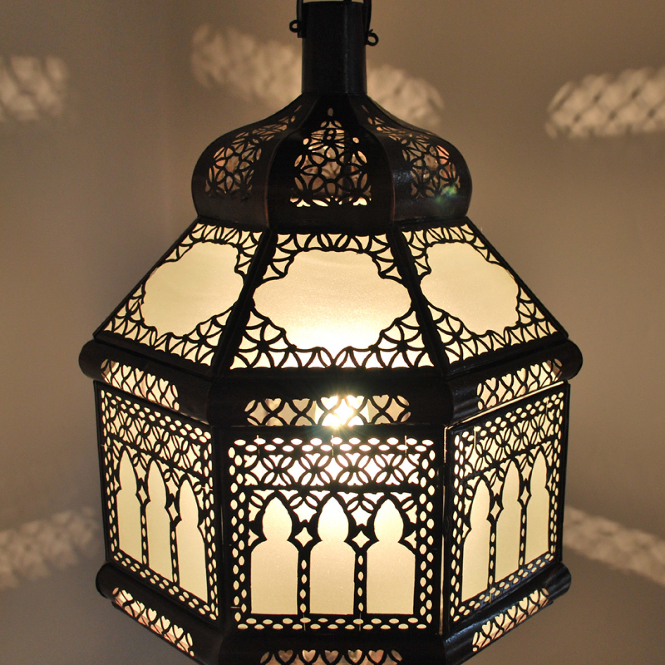 Arabische Deckenlampe Titia-Kwas-XL