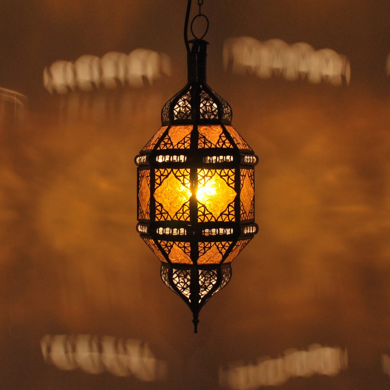 Orientalische Laterne Lampe Marokkanische Deckenleuchte Hängeleuchte Titia_Zwak 