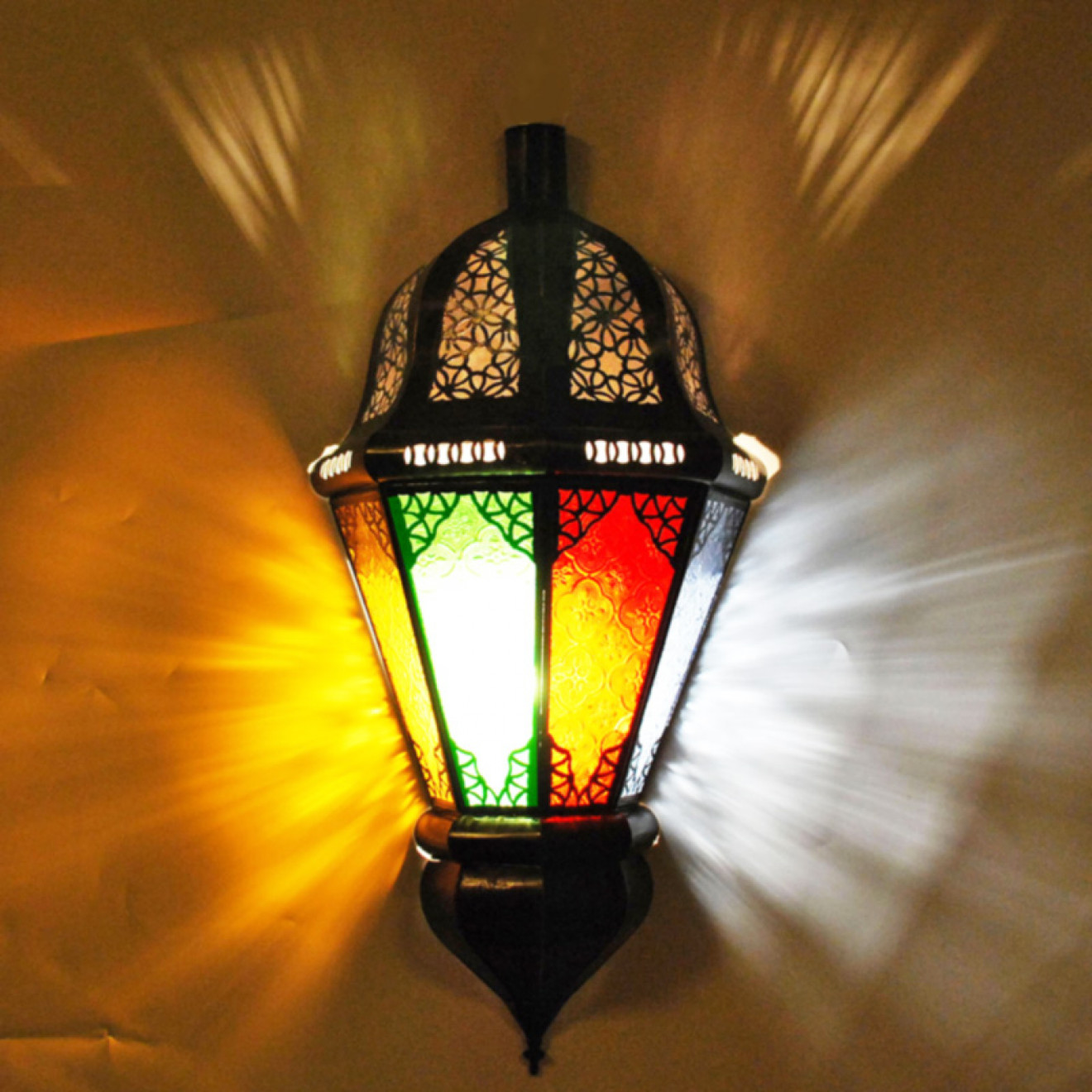 Wandlampe aus Marokko "Balta" multi