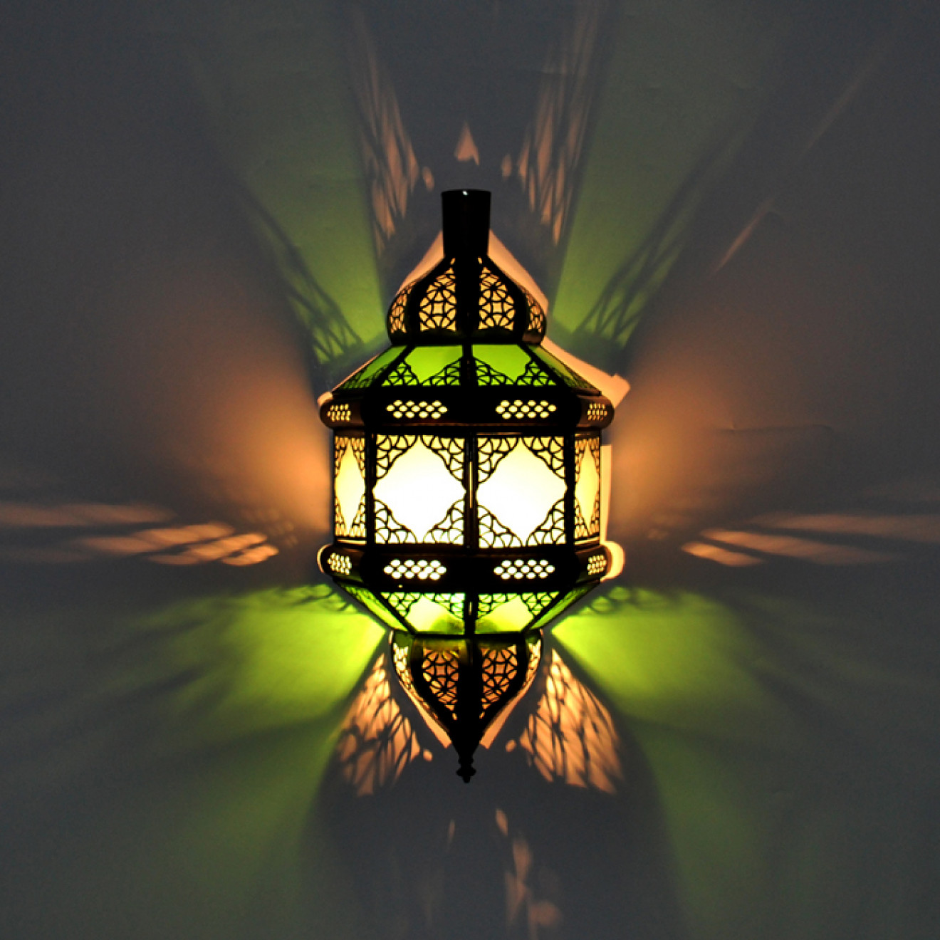 Marokkanische Wandlampe aus Glas "Tita"