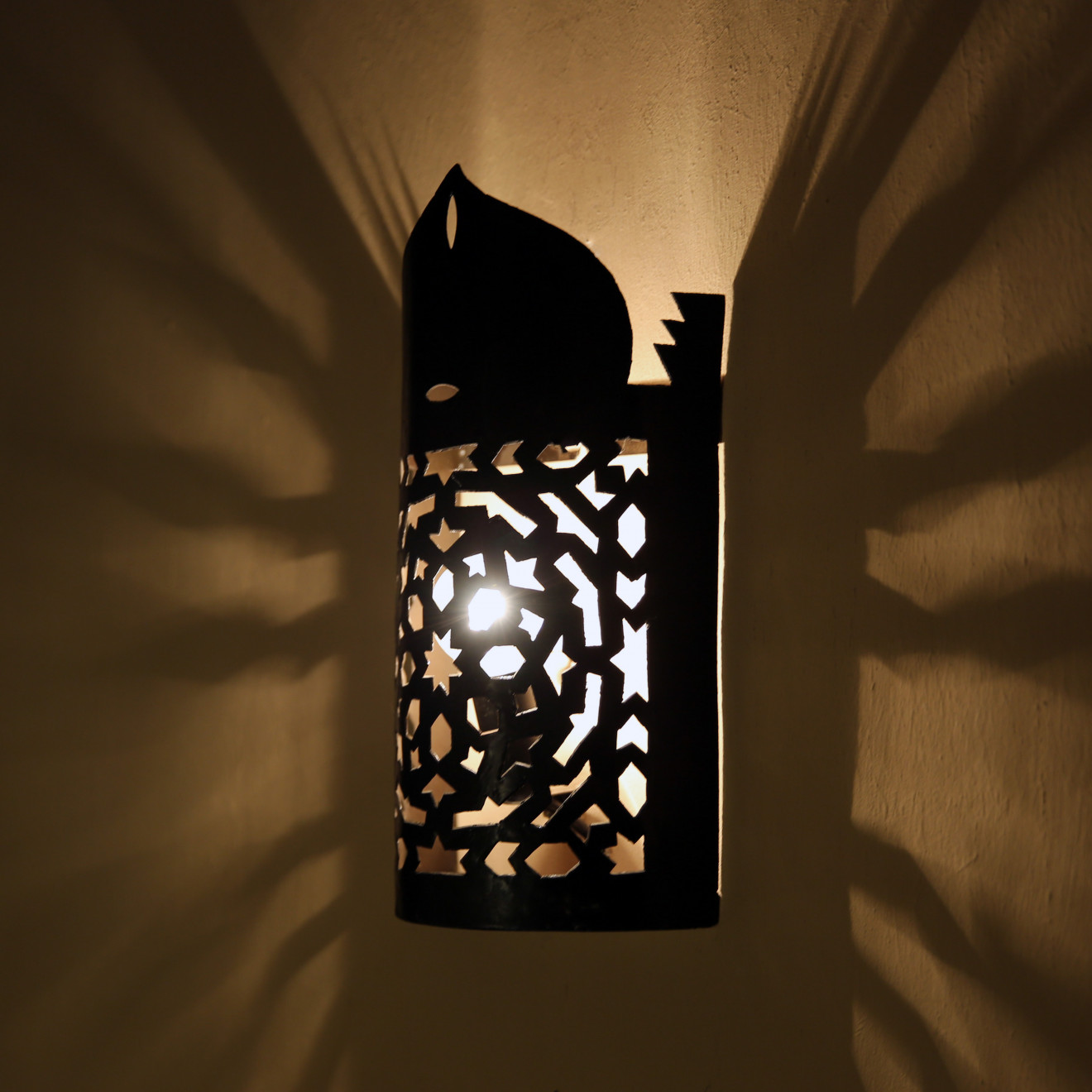 Marokkanische Wandlampe aus Metall TAJI