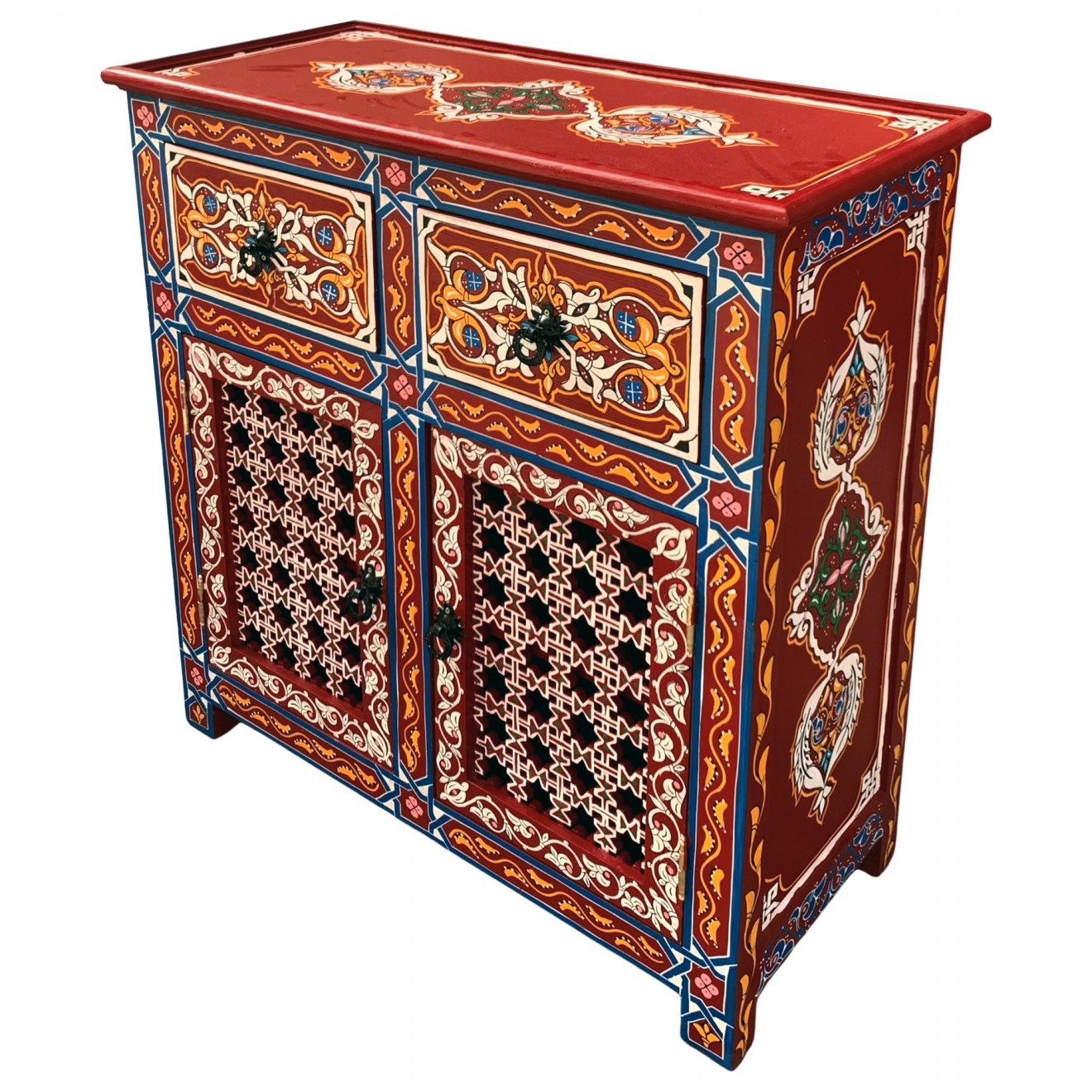 Marokkanischer Kommode Handbemalt