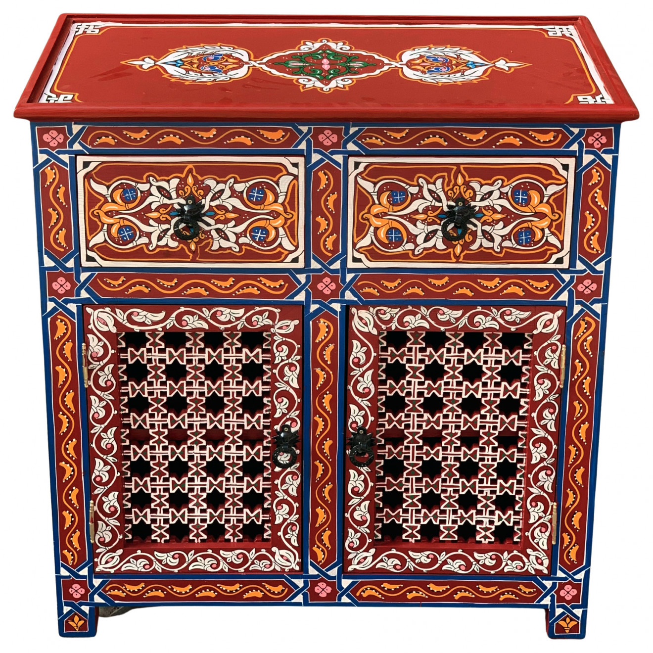 Marokkanischer Kommode Handbemalt