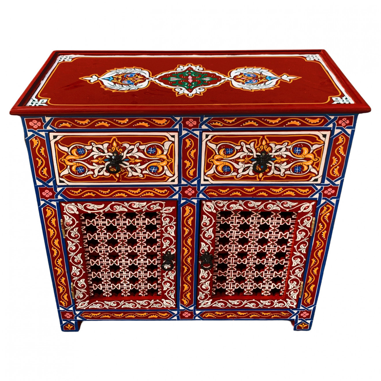 Marokkanischer Kommode Handbemalt