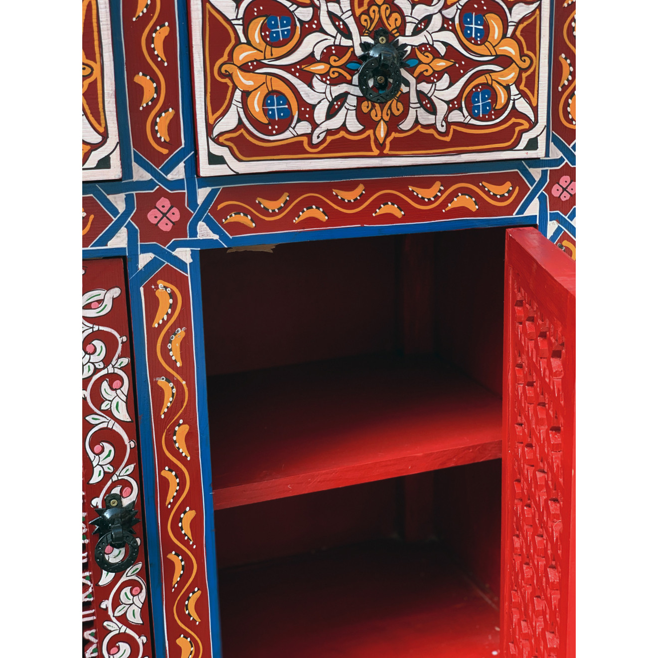 Marokkanischer Kommode Handbemalt