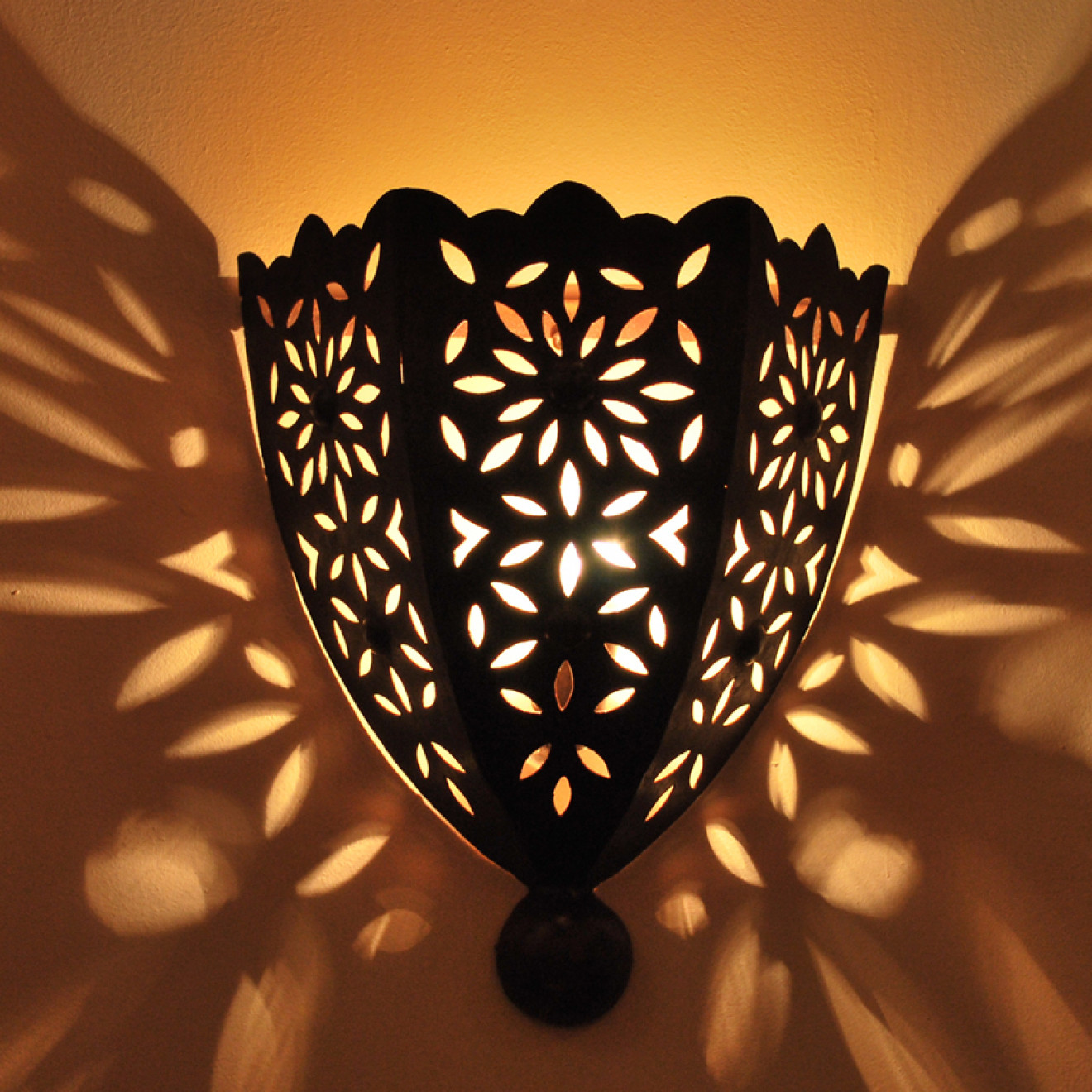 Orientalische wandlampe Lampe MAROKKO Orient aus Eisen "Taji" 