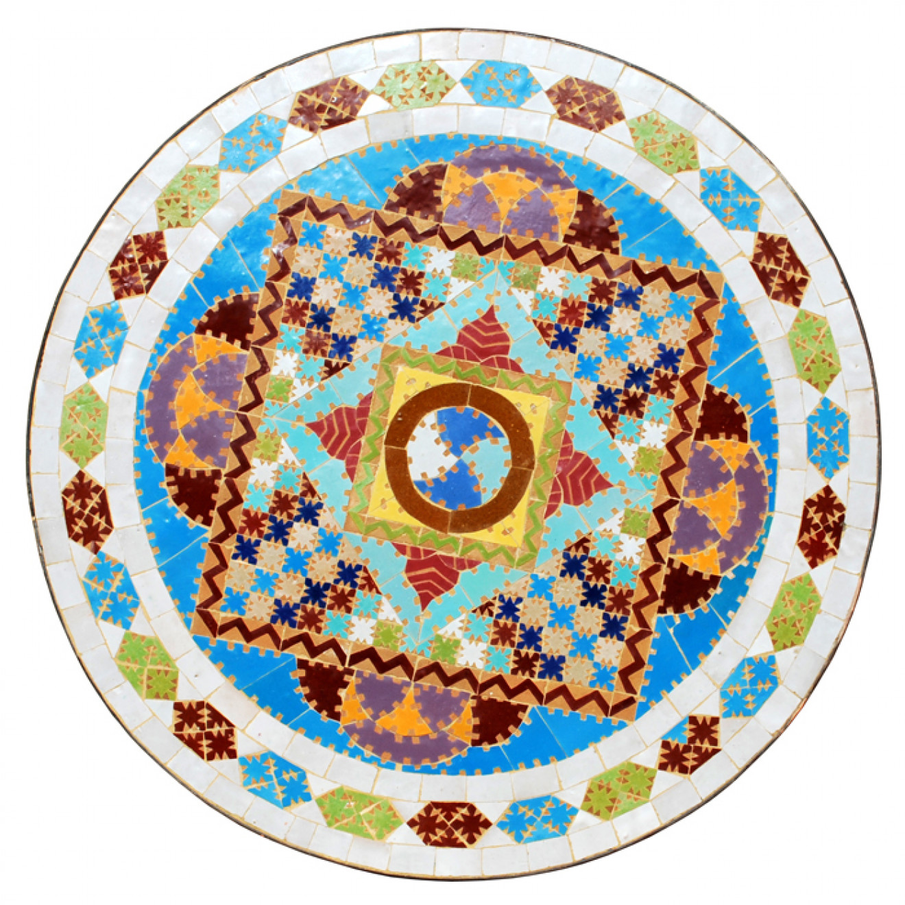 Mosaiktisch aus Marokko GAUDI-2 65cm