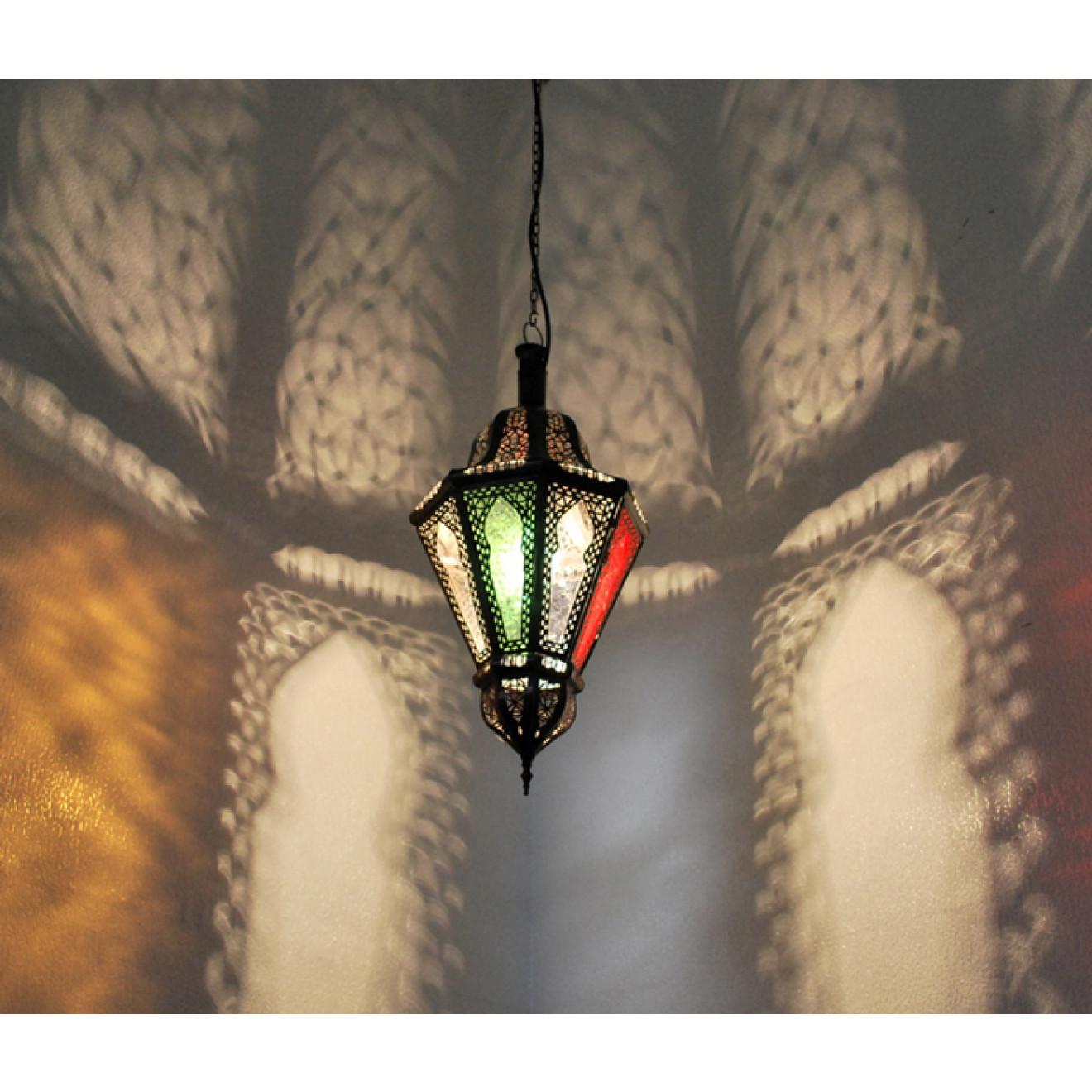 Orientalische Hängelampe "Balota" Multi