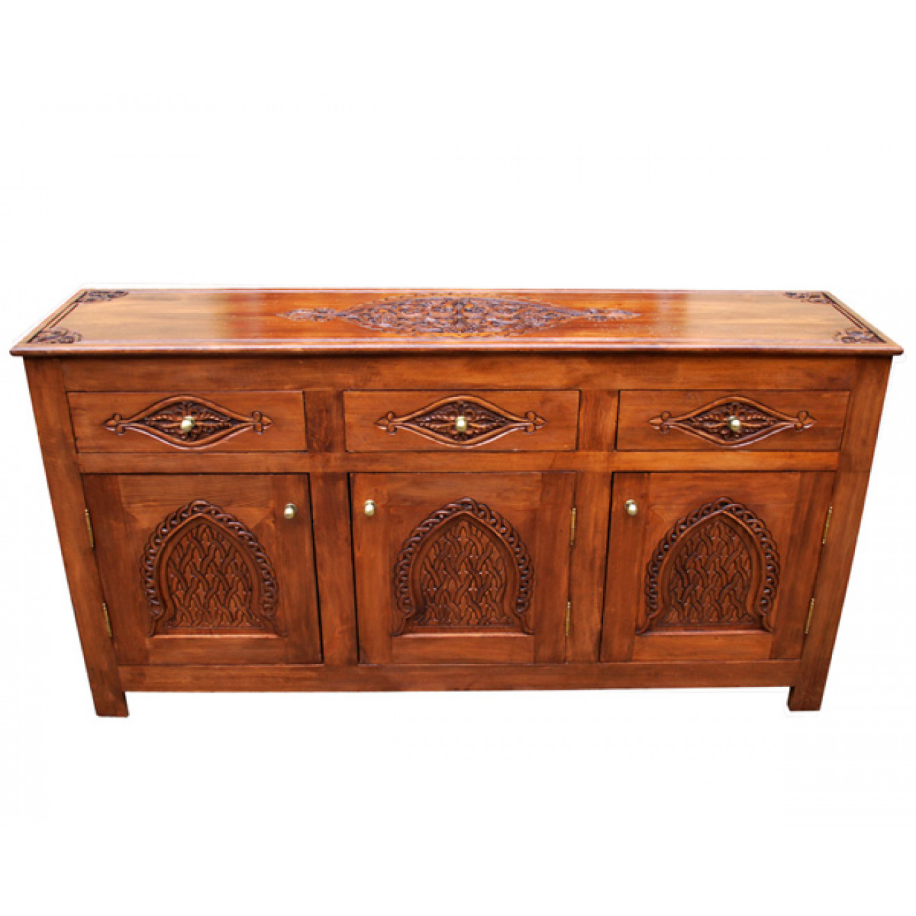 Wunderschöne orientalische Kommode aus Zedernholz in Marokko hergestellt
