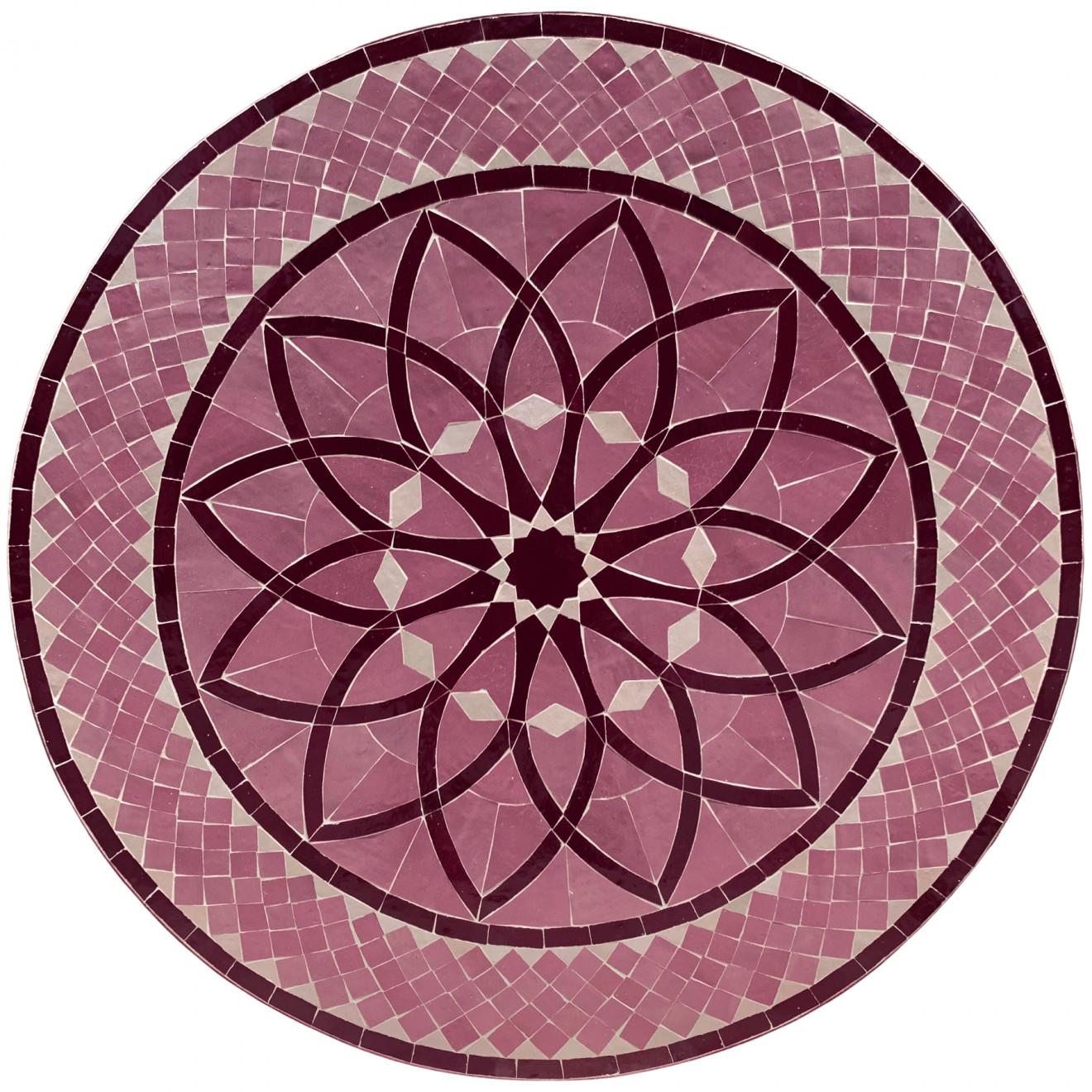 Runder Mosaiktisch MOSA_ROSA Ø 100cm
