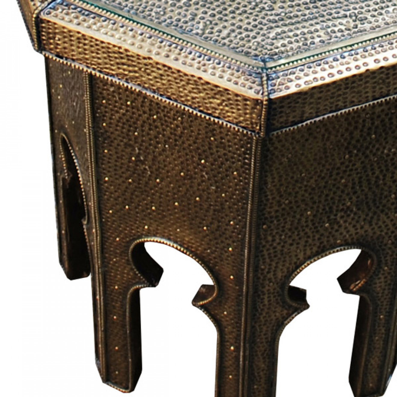 Orientalischer Messing Teetisch DAHBI