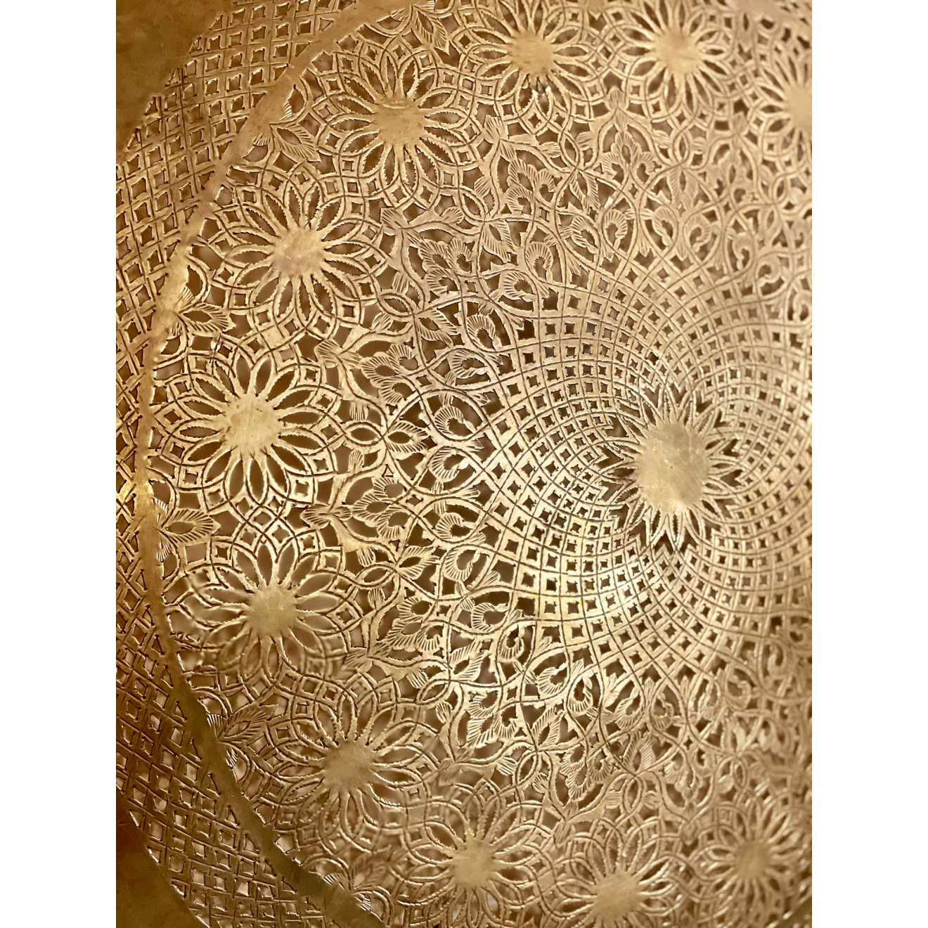 Marokkanische Messing Wandleuchte DARIA D50cm