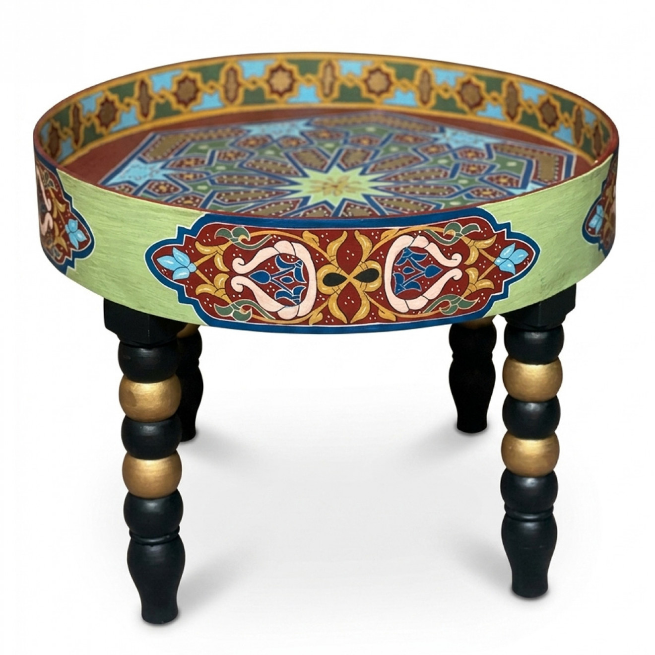 Orientalischer Teetisch niedrig JAFNA-2