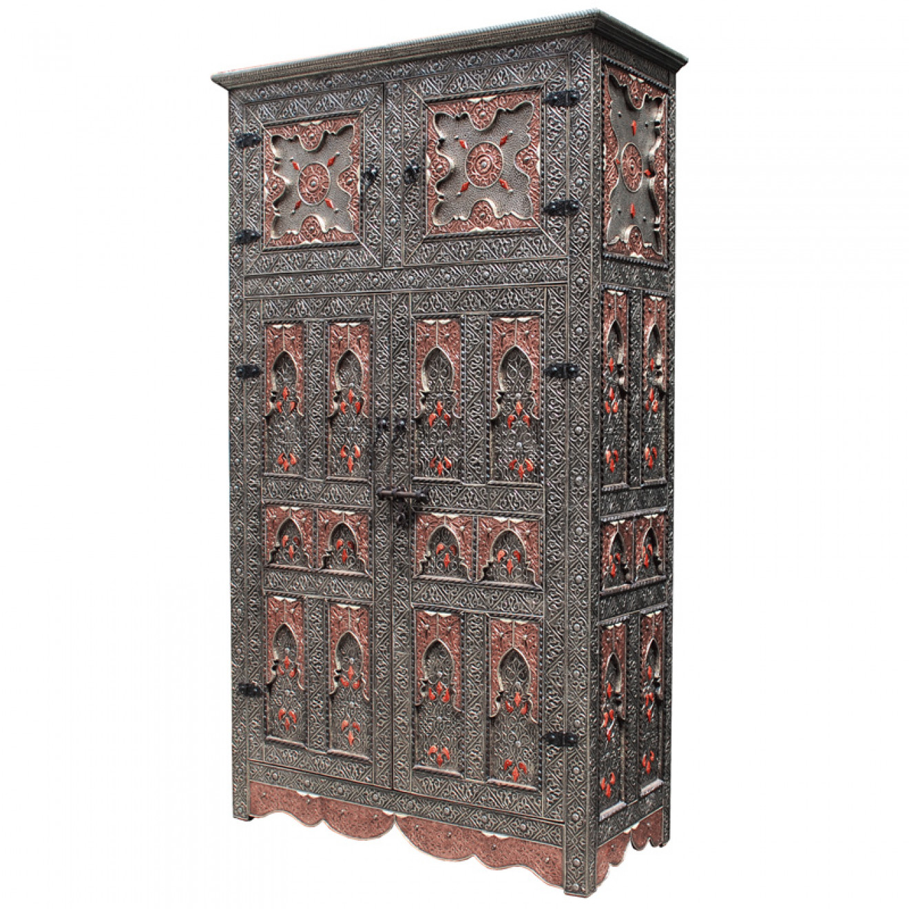 Messing - Schrank aus Marokko MAZAGAN