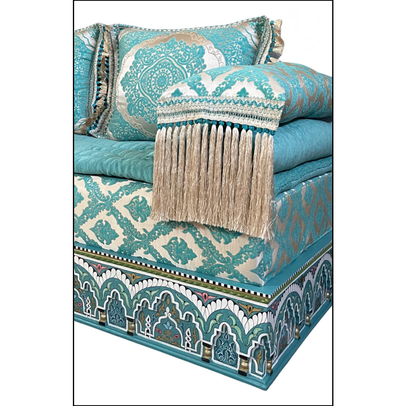 Orientalische Sofa ANISA türkis