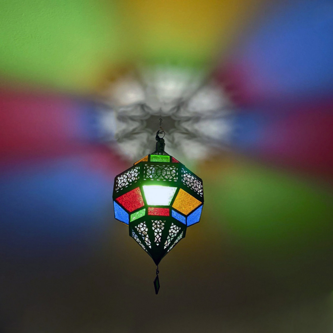 Marokkanische Hängeleuchte TOUPI Multi H40cm