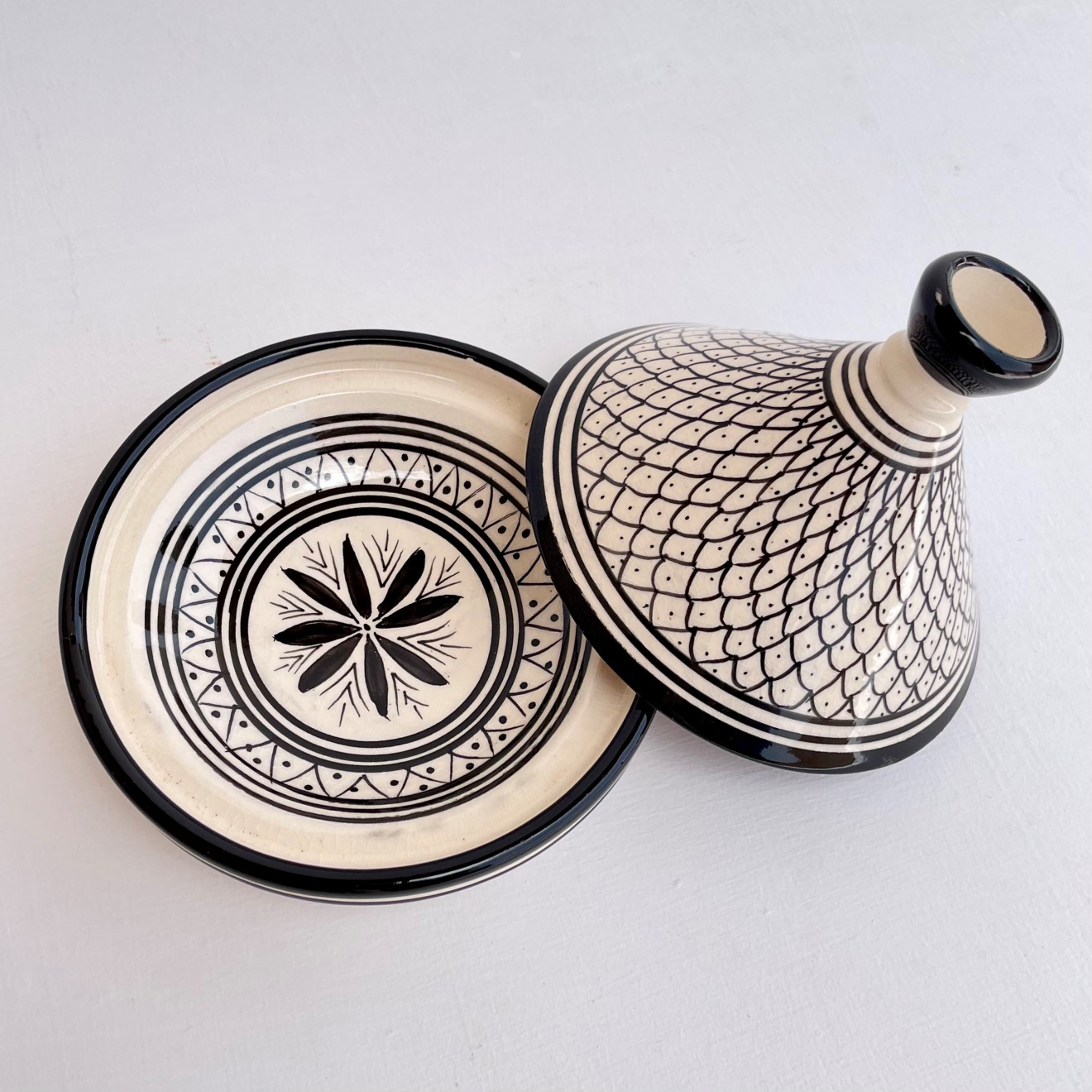 Handbemalte marokkanische Tagine Ø13CM