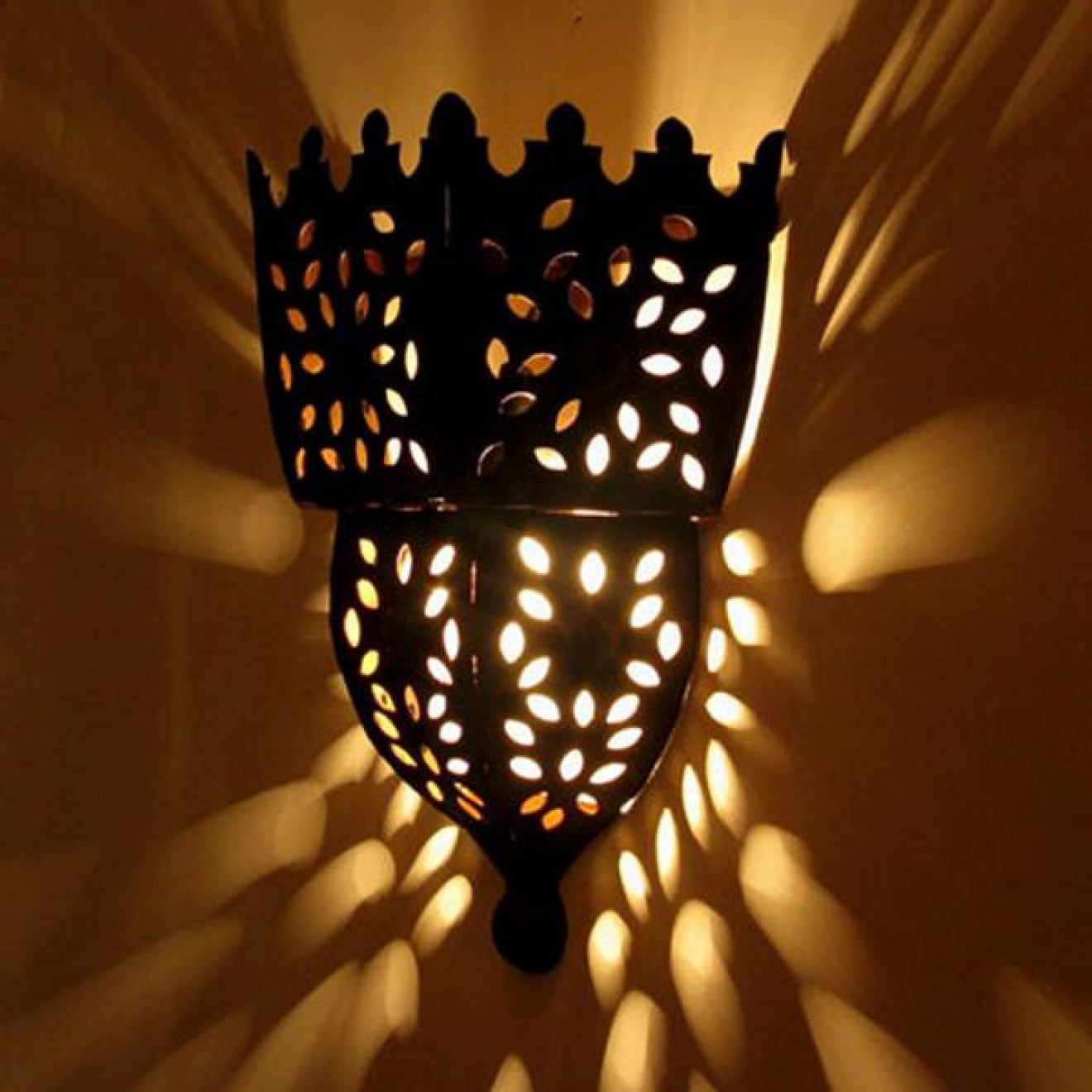 Wandlampe aus Marokko "Manara" H34cm