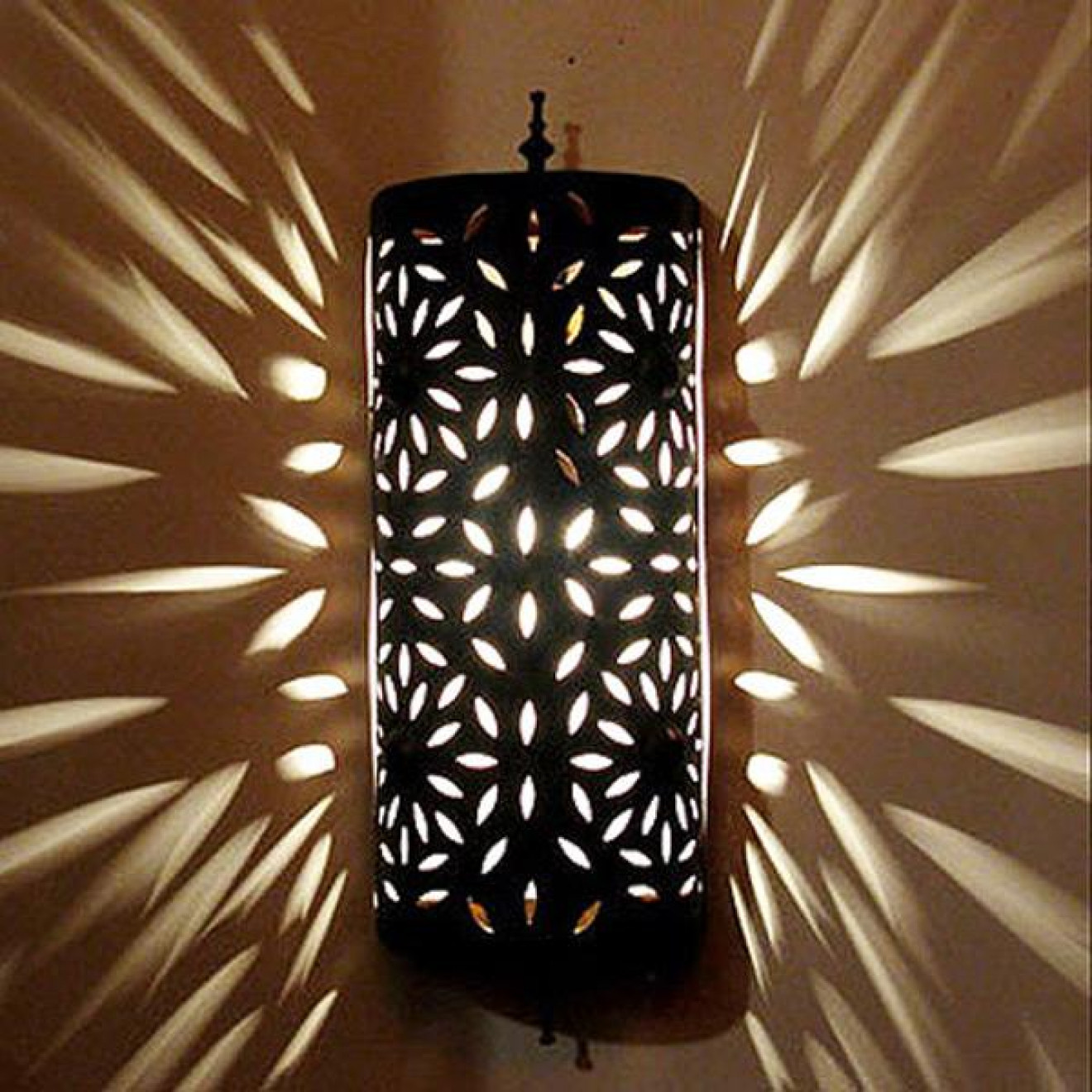 XL Orientalische wandlampe Lampe MAROKKO Wandschirm Orient Wandschirm KADOS 50cm 