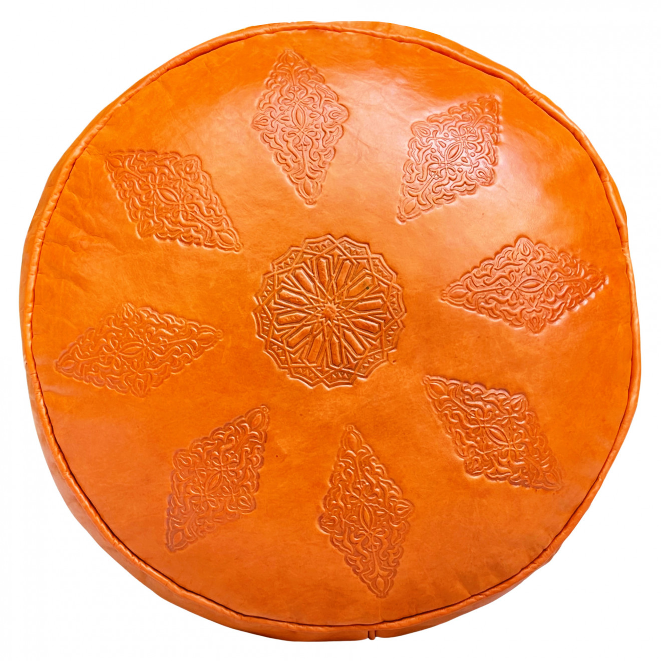 Marokkanisches Sitzkissen SALÈ Orange inkl.Füllung