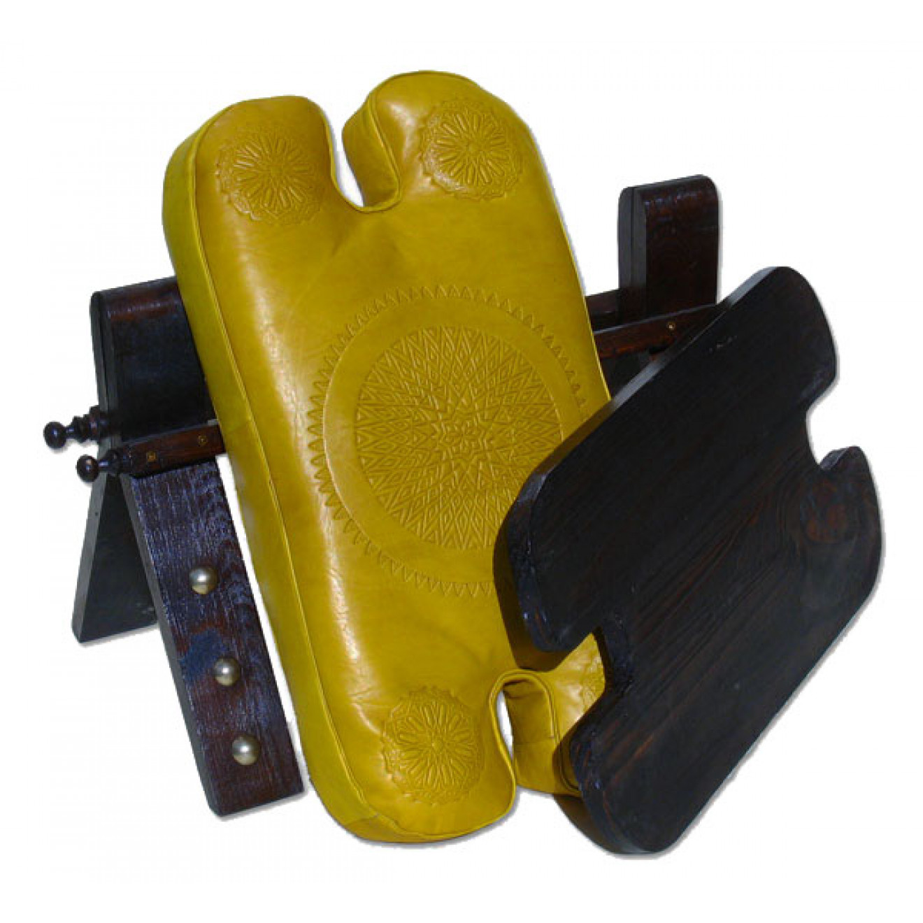 Lederhocker Rabati Gelb