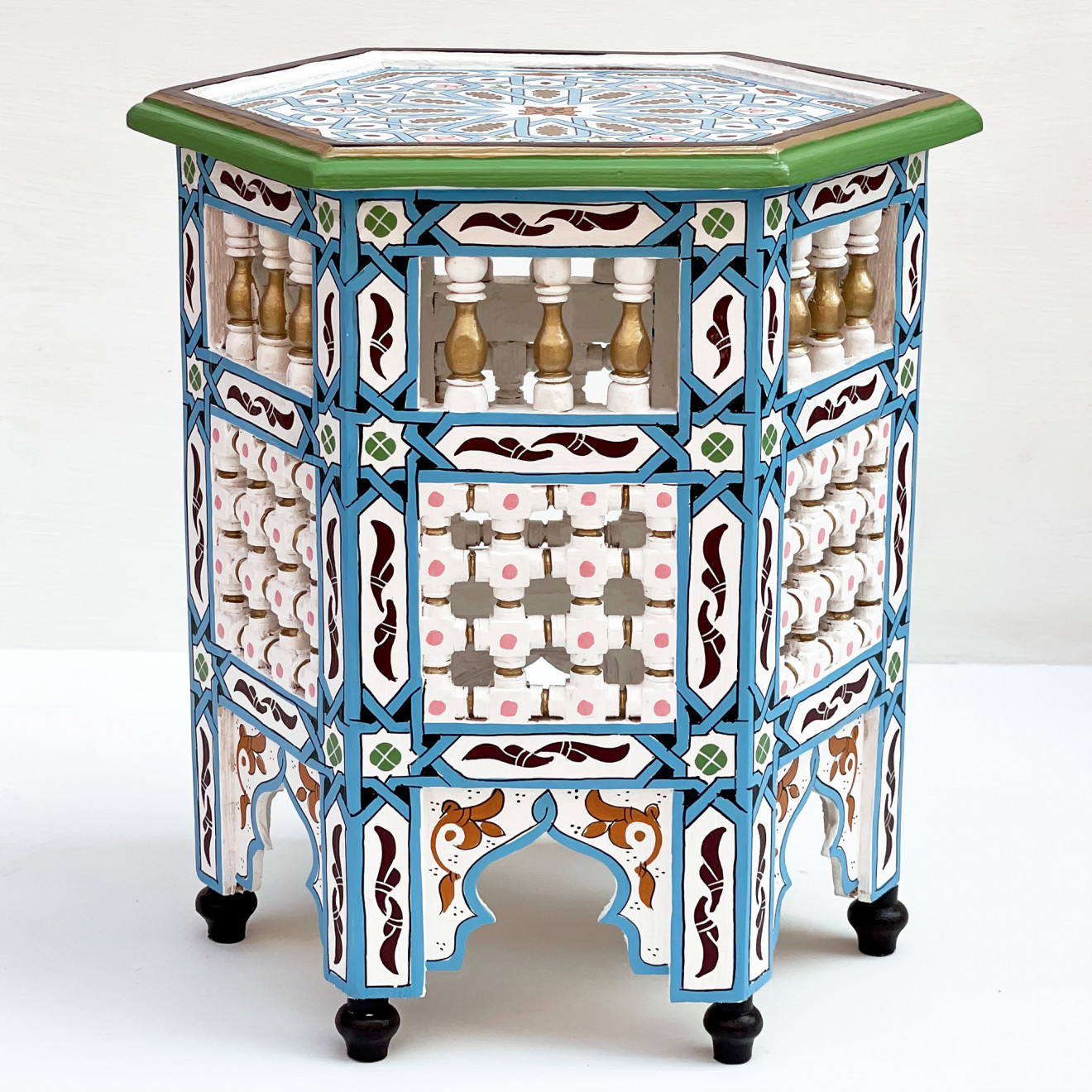 Arabischer handbemalter Tisch BYAD