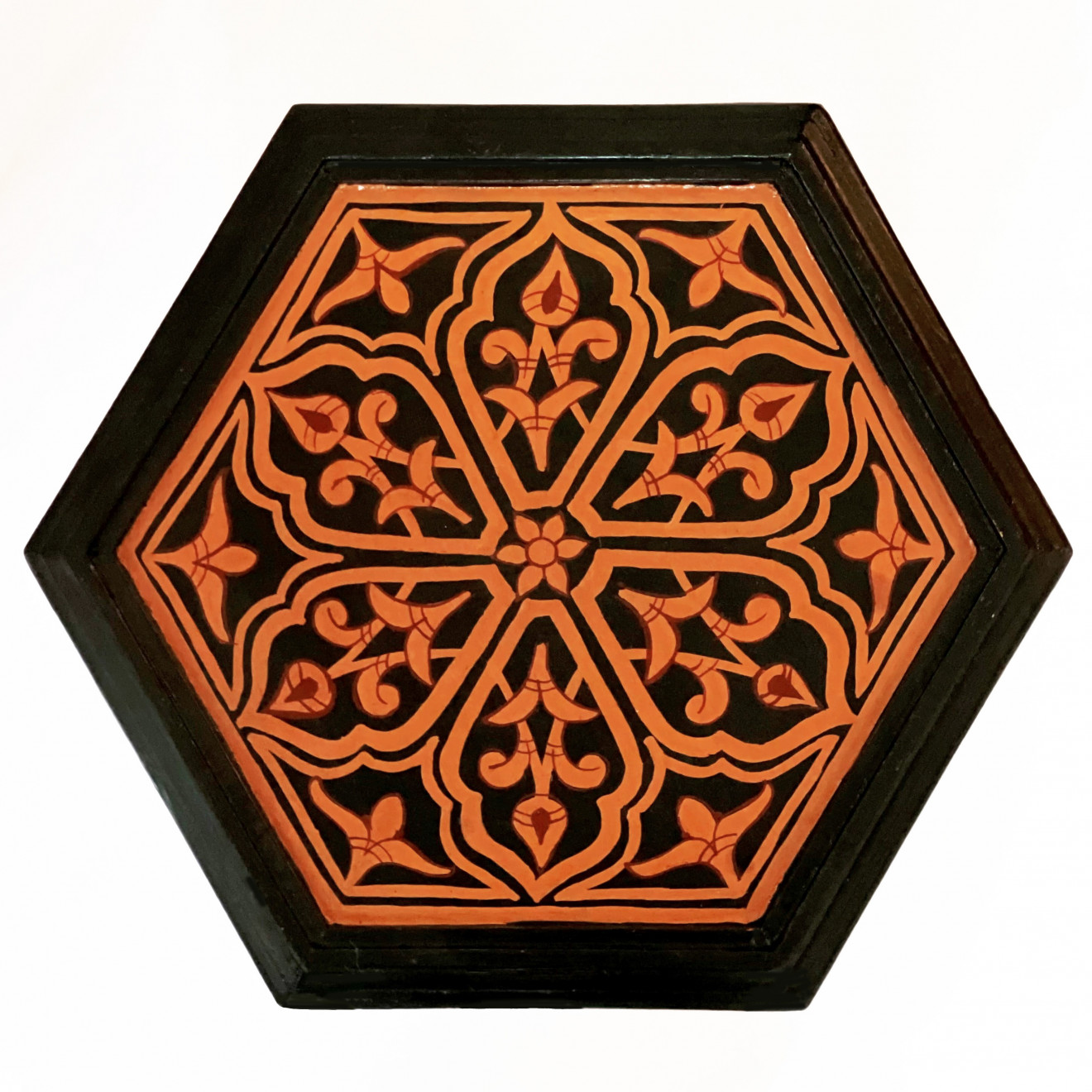 Orientalischer Beistelltisch Schwarz KAHAL