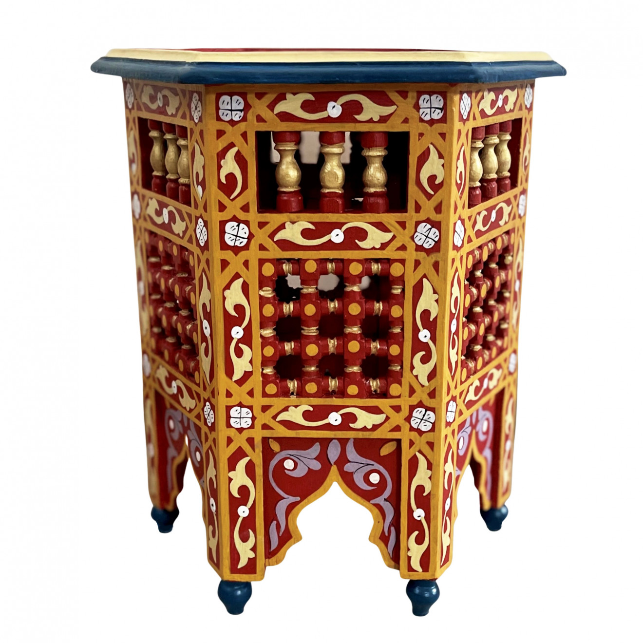 Orientalischer Beistelltisch Handbemalt DAHBI