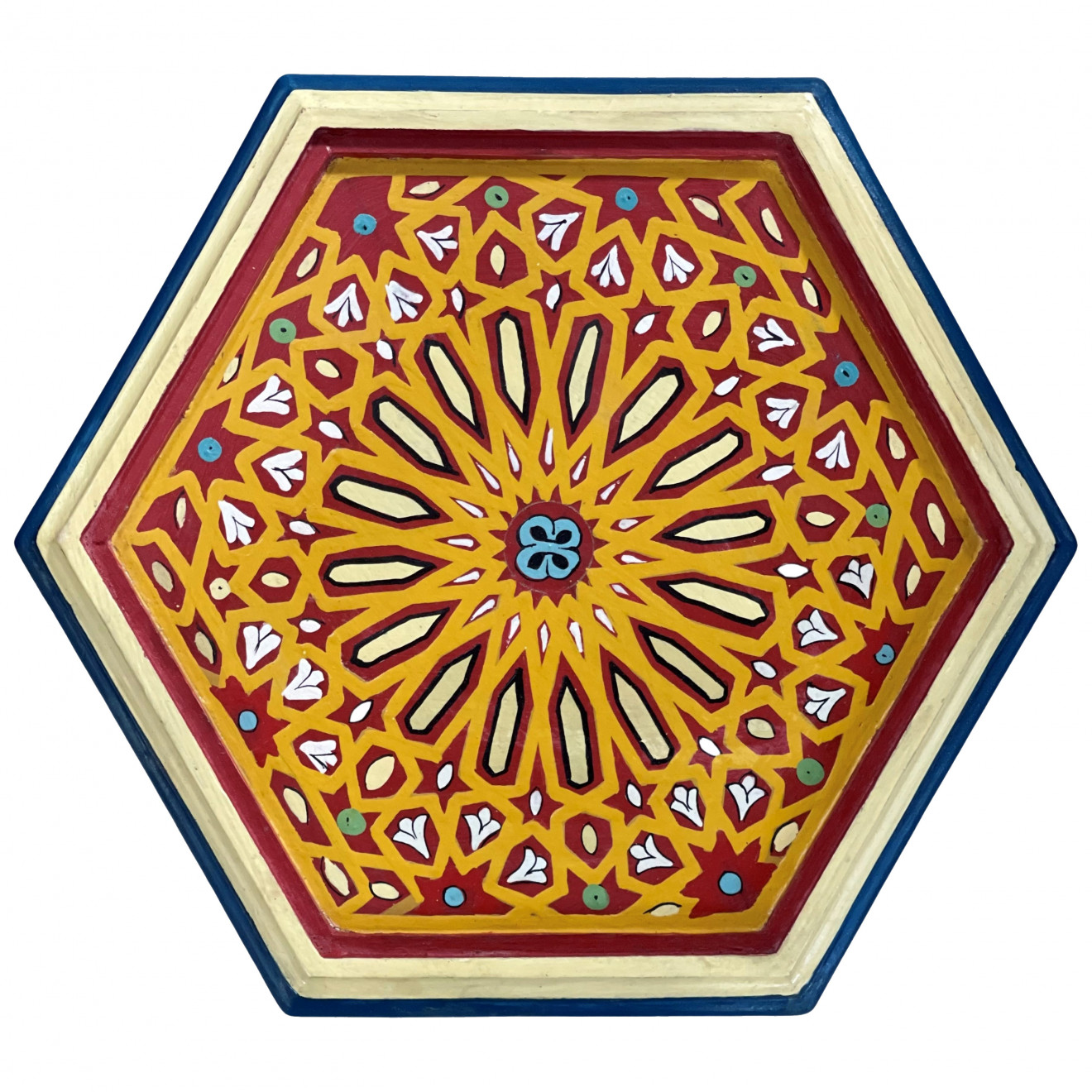 Orientalischer Beistelltisch Handbemalt DAHBI