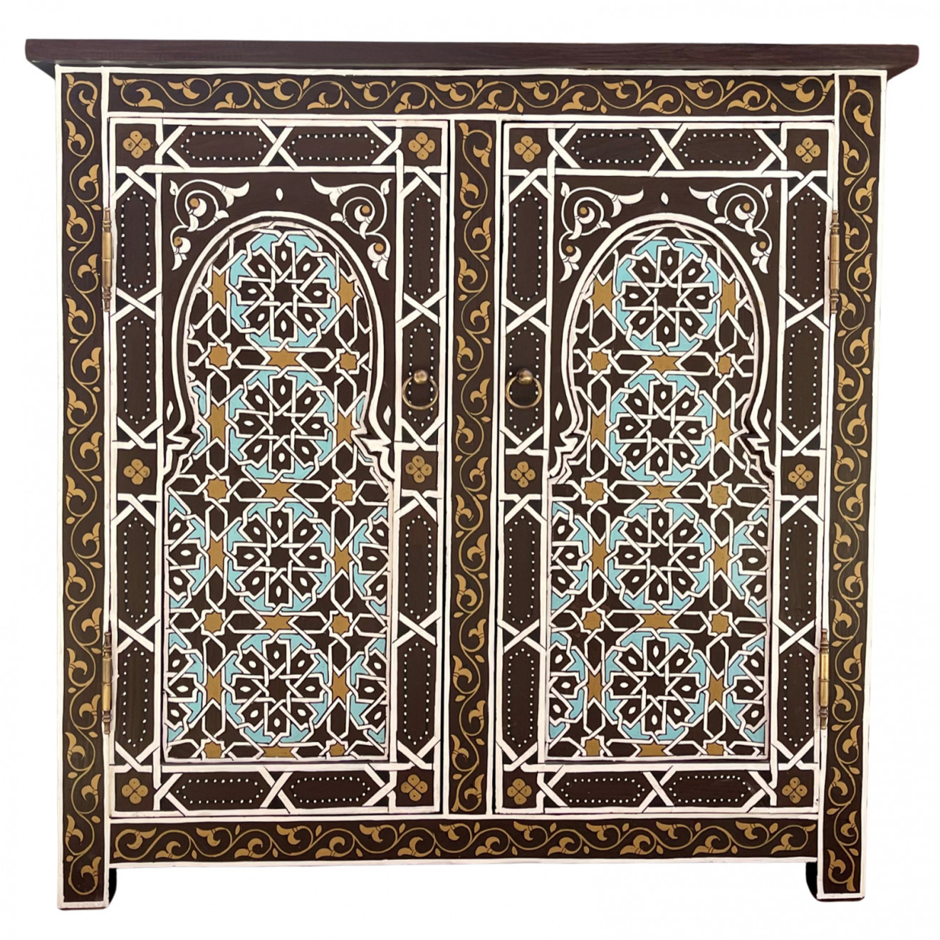 Orientalische Kommode handbemalt SANSIBAR