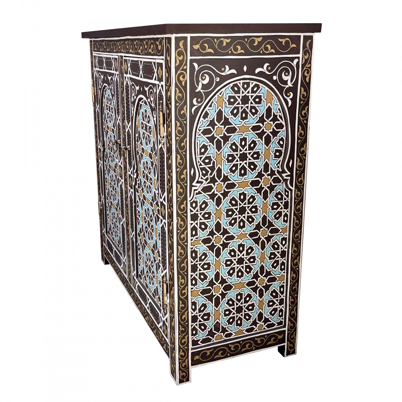 Orientalische Kommode handbemalt SANSIBAR