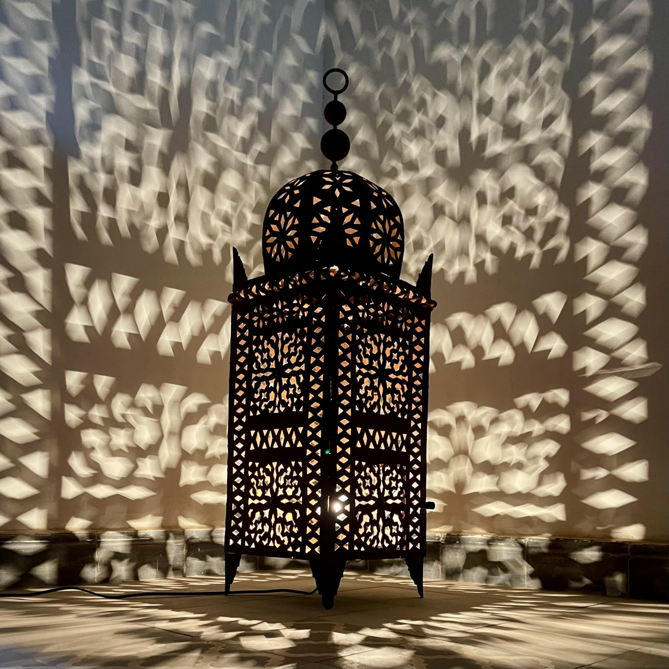 Marokkanische Laterne SAMA-2 H90cm