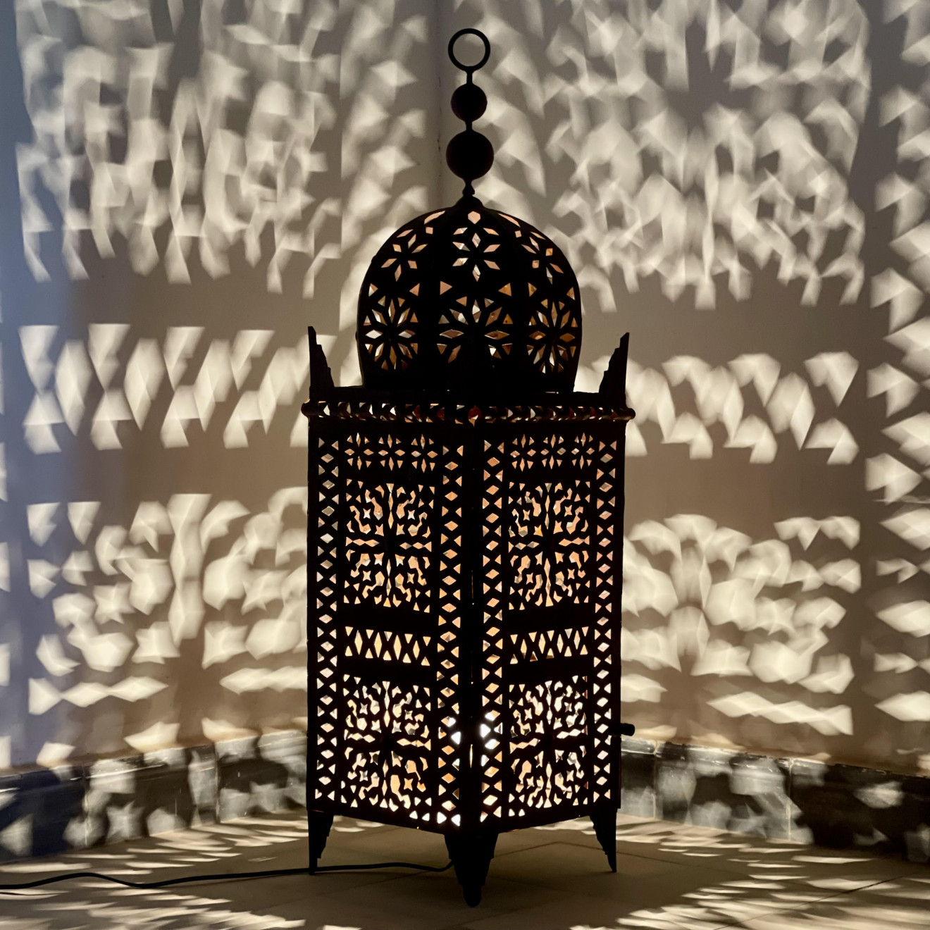 Marokkanische Laterne SAMA-2 H90cm