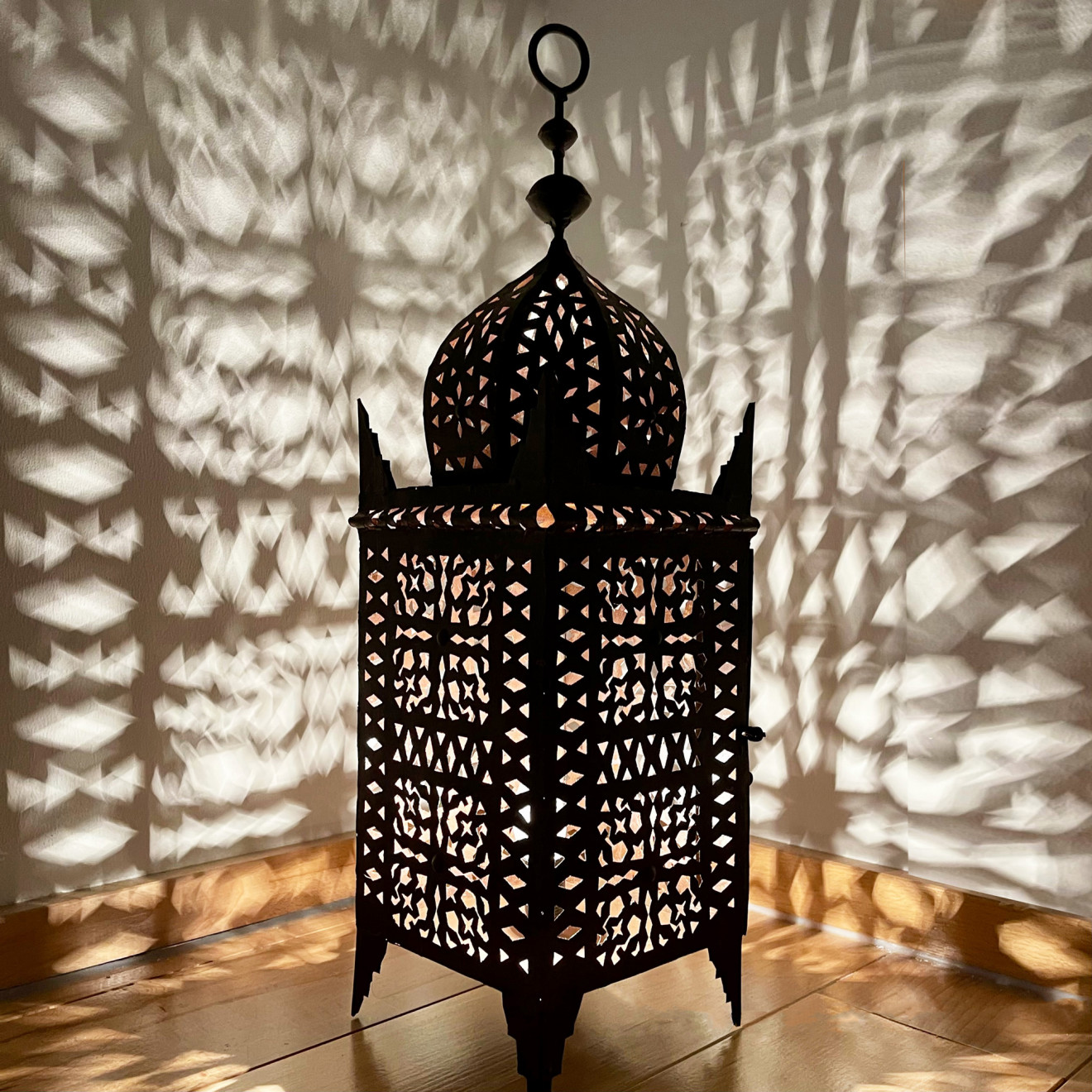 Marokkanische Eisenlaterne SAMA H65cm
