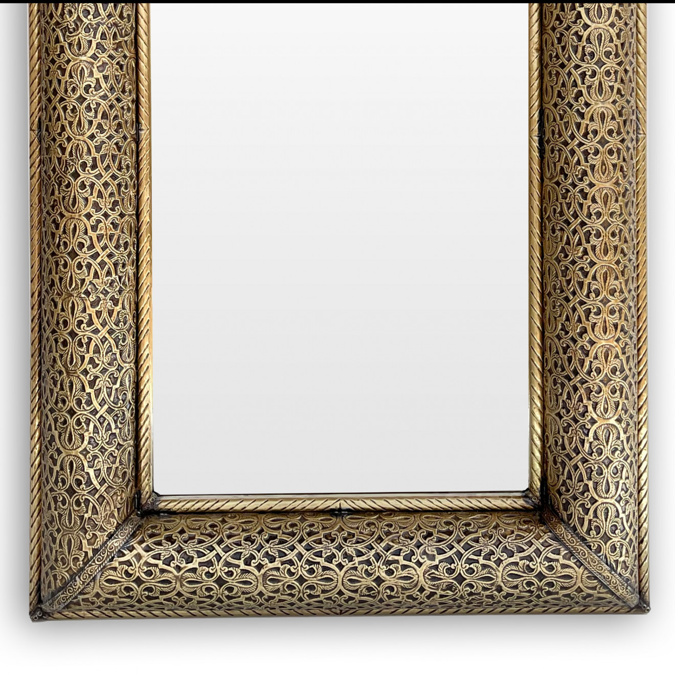 orientalsicher Messingspiegel SHADI H80cm