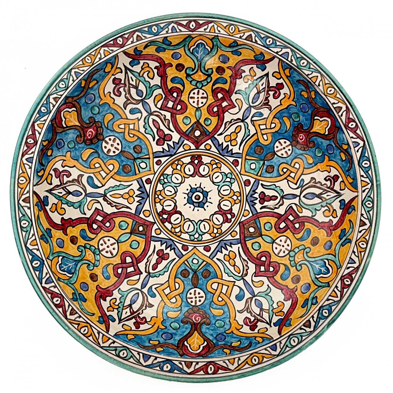 Orientalisches handbemaltes Waschbecken MULTI-4